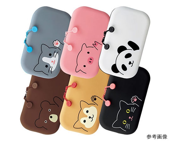 LIHITLAB SMART FIT PuniLabo(プニラボ) ファスナーポーチ(クマ) A7716-1 1個(ご注文単位1個)【直送品】