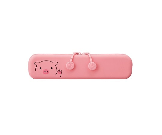 LIHITLAB SMART FIT PuniLabo(プニラボ) スリムファスナーポーチ(ブタ) A7717-5 1個(ご注文単位1個)【直送品】