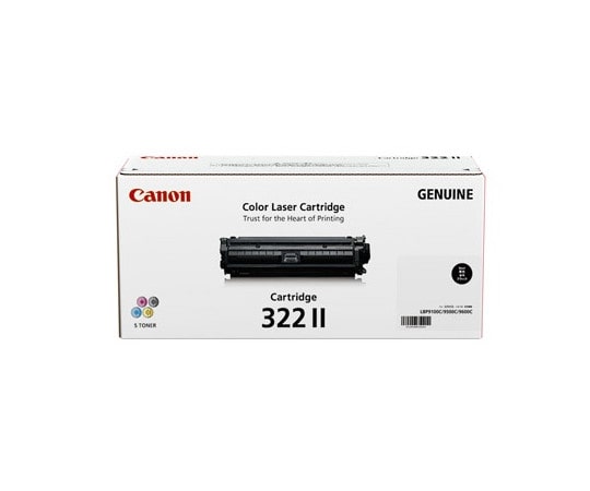 キヤノン CANON トナーカートリッジ322Ⅱ ブラック 2653B001 CRG-322IIBLK 1本(ご注文単位1本)【直送品】
