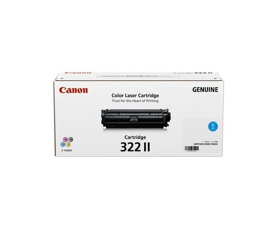 キヤノン CANON トナーカートリッジ322Ⅱ シアン 2651B001 CRG-322IICYN 1本(ご注文単位1本)【直送品】