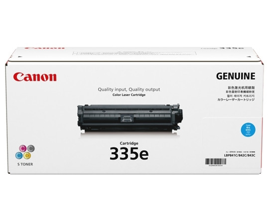 キヤノン CANON トナーカートリッジ335e シアン 0464C001 CRG-335ECYN 1本(ご注文単位1本)【直送品】
