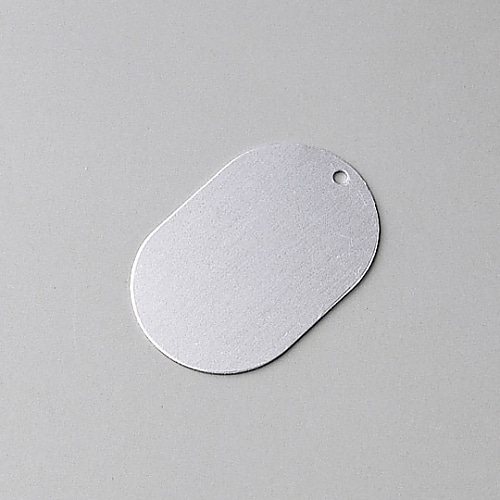 日本緑十字社 アルミ製小判札(無地札) アルミ札-A 10枚組 306001 1組(ご注文単位1組)【直送品】