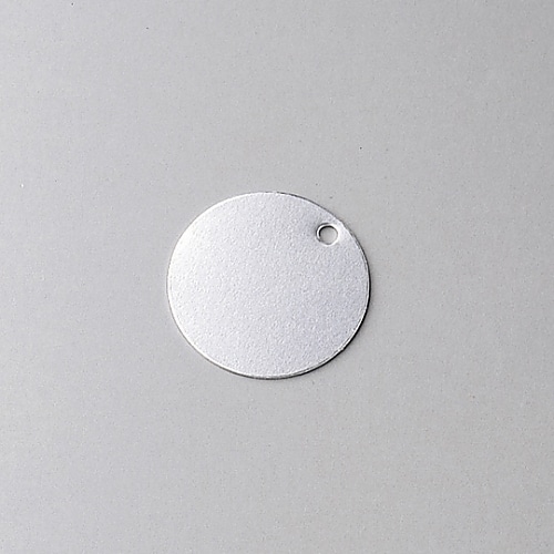 日本緑十字社 アルミ製丸札(無地札) アルミ札-B 10枚組 306002 1組(ご注文単位1組)【直送品】