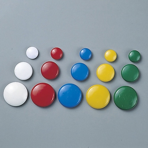 日本緑十字社 丸型カラーマグネット マグネ30(5/緑)30mmφ 1組(10個入) 312085 1組(ご注文単位1組)【直送品】