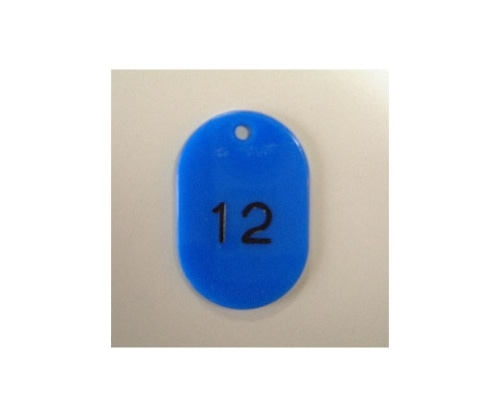 クラウン 番号札 小 1~100番 100枚1セット 青色 CR-BG31-BL 1箱(ご注文単位1箱)【直送品】