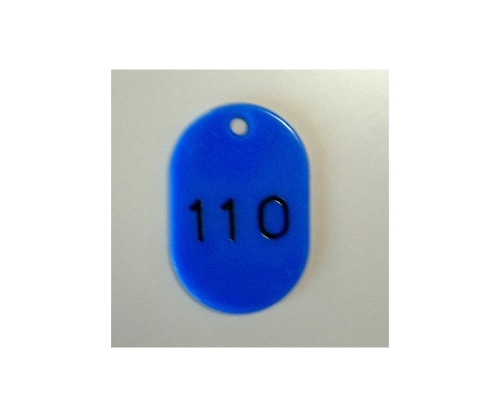 クラウン 番号札 大 101~150番 50枚1セット 青色 CR-BG43-BL 1箱(ご注文単位1箱)【直送品】