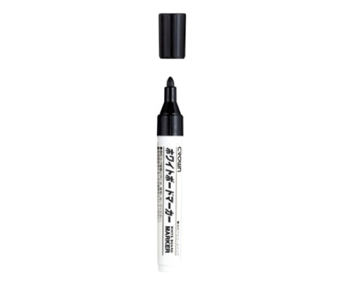 クラウン ホワイトボードマーカー(インク色:黒) CR-BM12-B 1本(ご注文単位1本)【直送品】