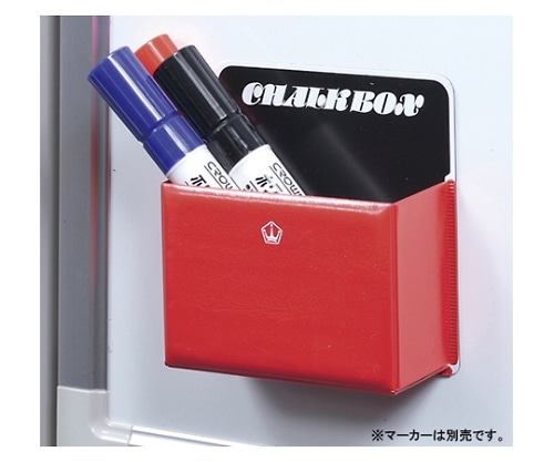 クラウン チョークボックス 赤 CR-CC100-R 1個(ご注文単位1個)【直送品】