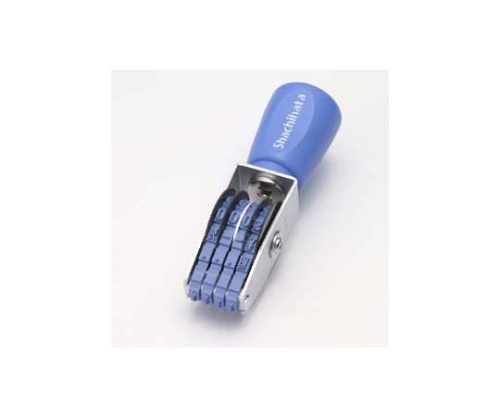 シヤチハタ 回転ゴム印エルゴグリップ(4号・欧文4連) CF-44G 1個(ご注文単位1個)【直送品】