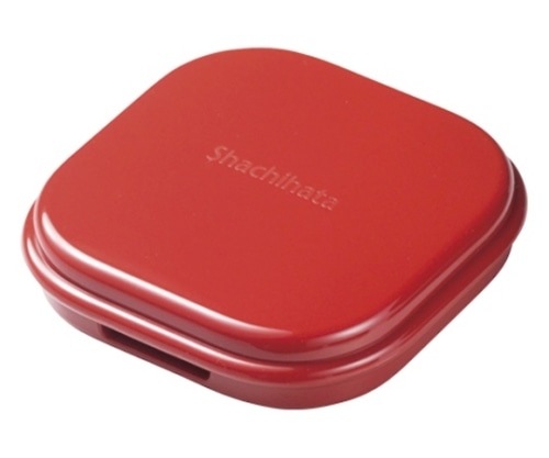 シヤチハタ 速乾シヤチハタ朱肉 コンパクトタイプ 赤 MQC-40-2 1個(ご注文単位1個)【直送品】