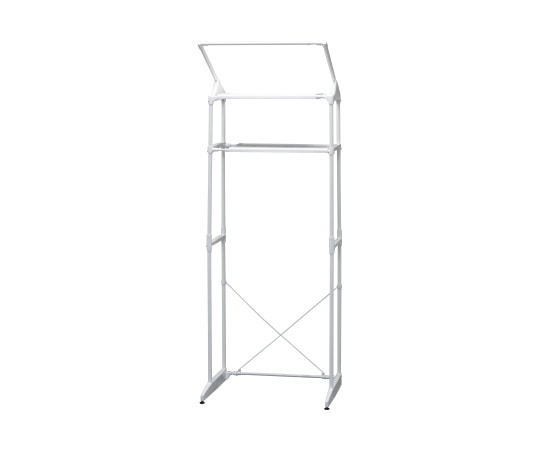 アイリスオーヤマ ハンガーバー付ランドリーラック ホワイト 665~950×545×1820mm HLR-181P 1個(ご注文単位1個)【直送品】