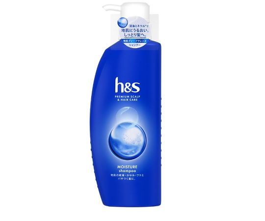 P&G h&s モイスチャー シャンプー ポンプ 350mL  1個（ご注文単位1個）【直送品】