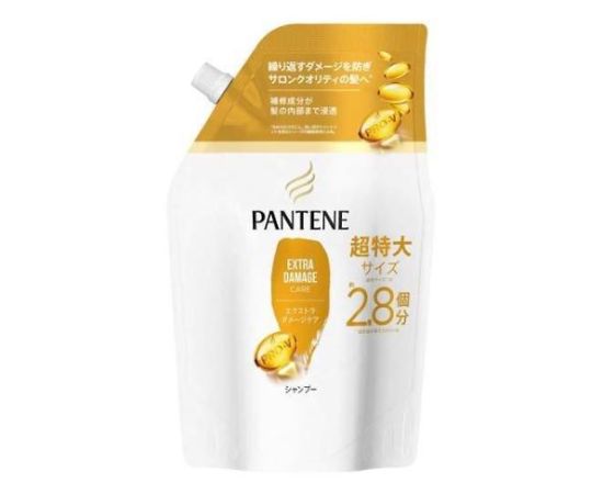 P&G パンテーン エクストラダメージケア シャンプー つめかえ用 超特大サイズ 860mL  1個（ご注文単位1個）【直送品】