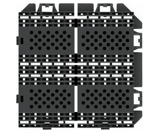 山崎産業(コンドル) 樹脂システムマット ブラシライン150 DGR(ダークグレー) F-225-11-DGR 1枚(ご注文単位1枚)【直送品】