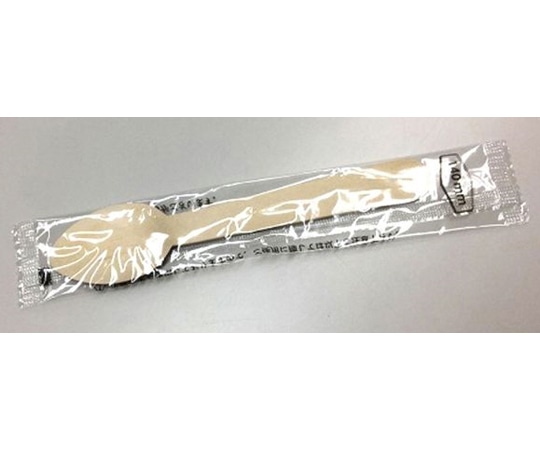 中央化学 木製スプーン140 単袋入 透明 3000枚 168096 1ケース（ご注文単位1ケース）【直送品】