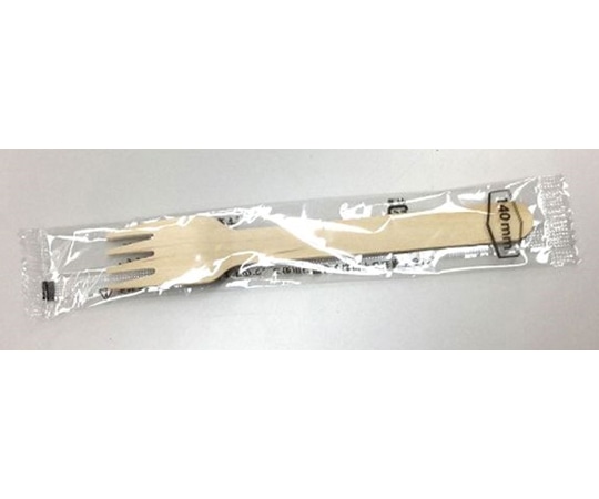 中央化学 木製フォーク140 単袋入 透明 3000枚 168146 1ケース(ご注文単位1ケース)【直送品】