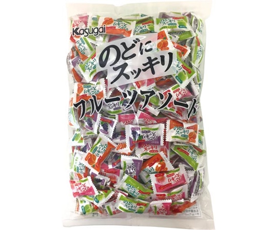 春日井製菓 のどにスッキリフルーツアソート 1kg 36000 1袋※軽（ご注文単位1袋）【直送品】