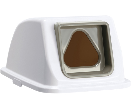 テラモト エコ分別カラーペールW90 蓋 灰 三角穴 ペットボトル DS-194-841-5 1個（ご注文単位1個）【直送品】