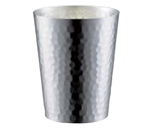 田辺金具 華ロックグラス槌目180ml艶消し  1個（ご注文単位1個）【直送品】