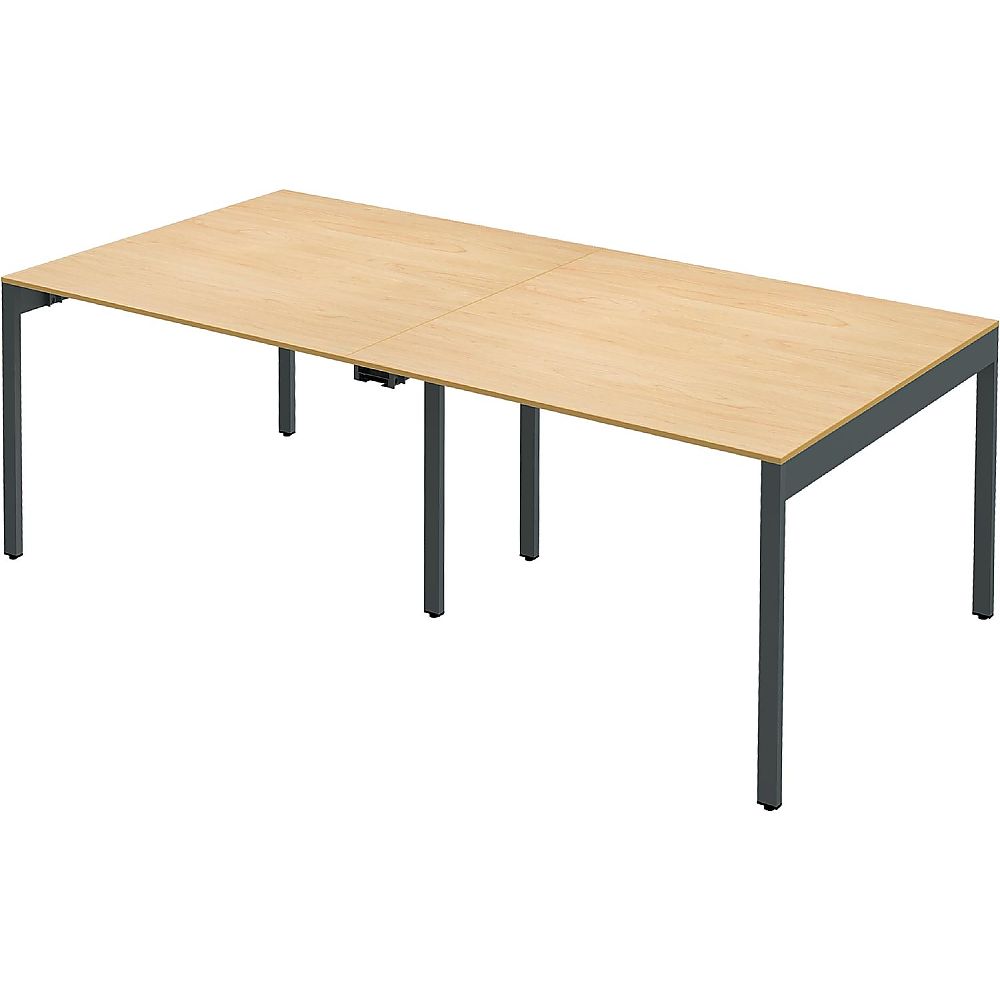 Y2K スリムフリーアドレスデスク2010 ナチュラル 1個(ご注文単位1個)【直送品】