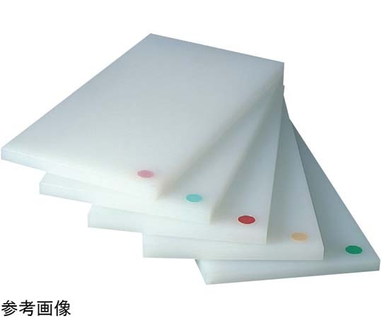 山県 K型カラーうめ込みまな板(カラーうめ込み24φ両面シボ付)厚さ50mm 750×450mm ピンク K-6 1個（ご注文単位1個）【直送品】