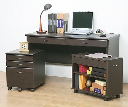 アズワン システムデスク120 ブラウン 25165 1台(ご注文単位1台)【直送品】