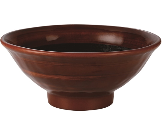 福井クラフト 渕太麺鉢 アメ釉内黒乾漆塗 φ192mm 50021865 1個（ご注文単位1個）【直送品】