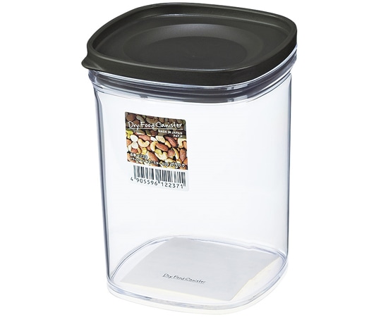 イノマタ化学 ドライフードキャニスター520 ブラック #1223 1個（ご注文単位1個）【直送品】