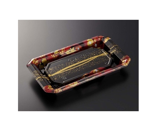 中央化学 寿司容器 HS澄板18-11 一陣R-BK 身 1000枚 64139 1ケース(ご注文単位1ケース)【直送品】