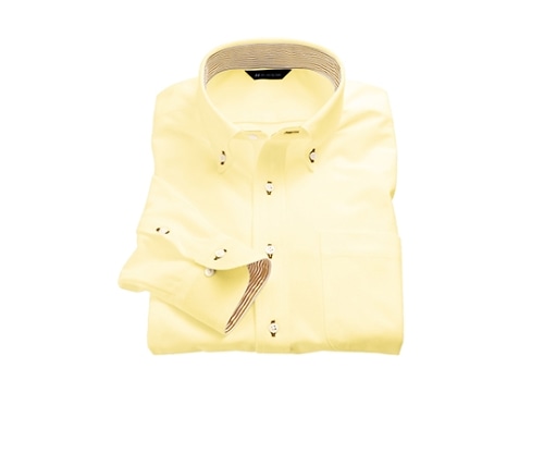 住商モンブラン ニットシャツ 男女兼用 長袖 イエロー ZK2711-3CB L 1枚（ご注文単位1枚）【直送品】