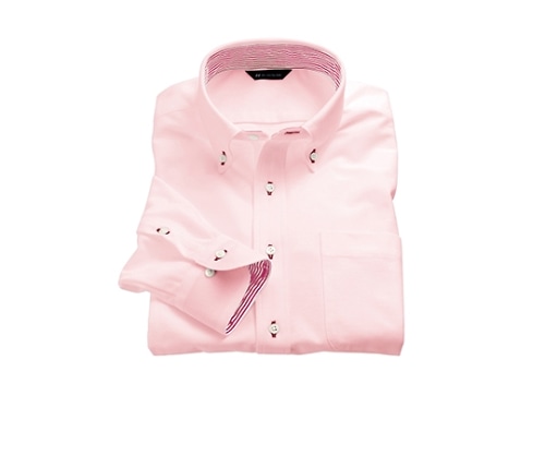 住商モンブラン ニットシャツ 男女兼用 長袖 ピンク ZK2711-5CB L 1枚（ご注文単位1枚）【直送品】