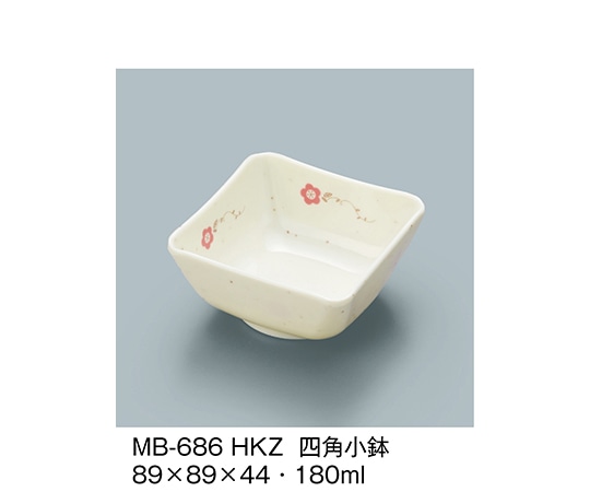 三信化工 四角小鉢 ひめかずら MB-686_HKZ 1個（ご注文単位1個）【直送品】