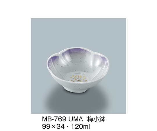 三信化工 梅小鉢 梅の花 青 MB-769_UMA 1個（ご注文単位1個）【直送品】