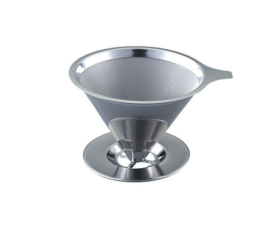 カンダ 18-8ステンレス ペーパーレスコーヒードリッパー 159071 1個（ご注文単位1個）【直送品】