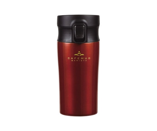 パール金属 カフェマグバリスタ ワンタッチタンブラー400 コーヒーチェリー HB-4536 1個（ご注文単位1個）【直送品】