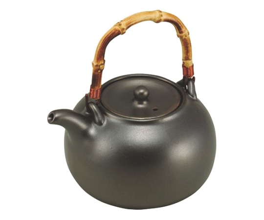 カンダ 黒釉鉄ビン  1個（ご注文単位1個）【直送品】