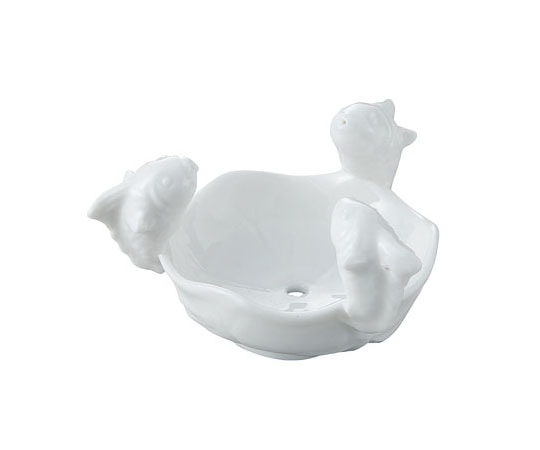 カンダ ボーンチャイナ ティーストレーナーホルダー 金魚  1個（ご注文単位1個）【直送品】