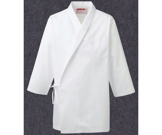 KAZEN 和食コート ホワイト LL 670-70 LL 1枚（ご注文単位1枚）【直送品】