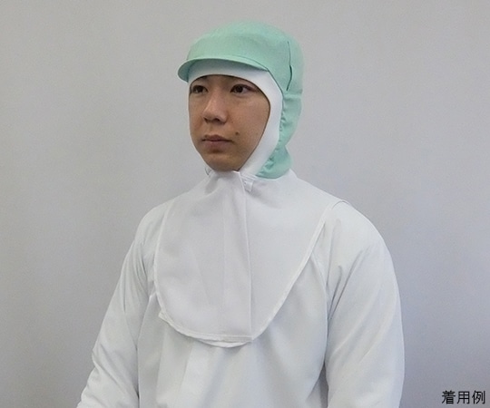 ガードナー 快適ドライフィール ツバ付きフード(緑) Lサイズ CR4964-3 1枚（ご注文単位1枚）【直送品】