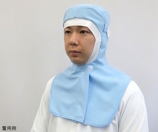 ガードナー ストレッチポプリン ツバ無しフード(青) 長髪用 LLサイズ SP460-2 1枚（ご注文単位1枚）【直送品】