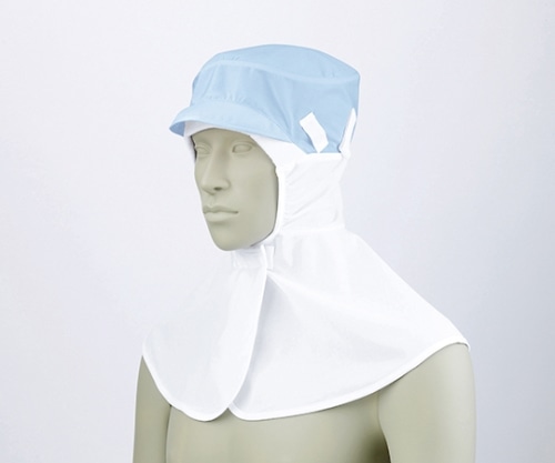 住商モンブラン 頭巾帽子 サックス 9-1002 フリー 1枚（ご注文単位1枚）【直送品】