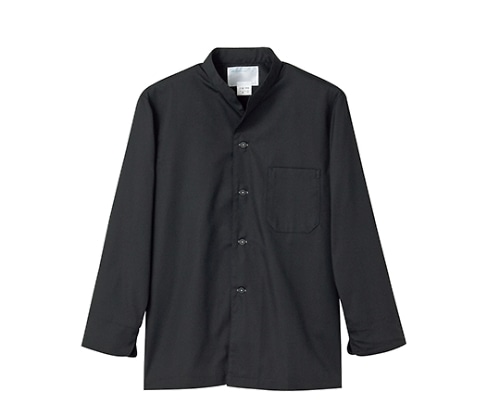 住商モンブラン 調理シャツ 男女兼用 長袖 黒 2-345 3L 1枚（ご注文単位1枚）【直送品】