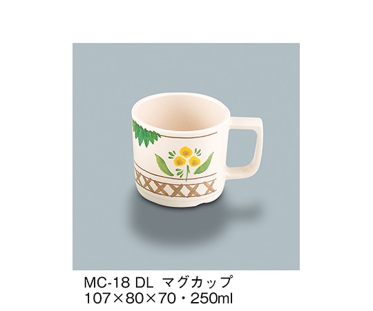 三信化工 マグカップ デル・レッタ MC-18_DL 1個（ご注文単位1個）【直送品】
