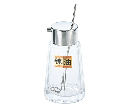 日本精工硝子 (T)#300ラー油瓶(マドラー付) 180cc  1個（ご注文単位1個）【直送品】
