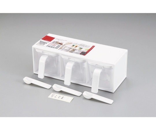 パール金属 クローブ 調味料ストッカー3個組 H-7150 1袋（ご注文単位1袋）【直送品】