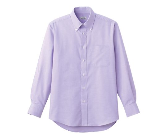FACE オックスフォード長袖シャツ パープル M FB4510U-19 M 1枚（ご注文単位1枚）【直送品】