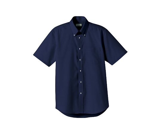 FACE オックスフォード半袖シャツ ネイビー L FB4511U-8 L 1枚（ご注文単位1枚）【直送品】