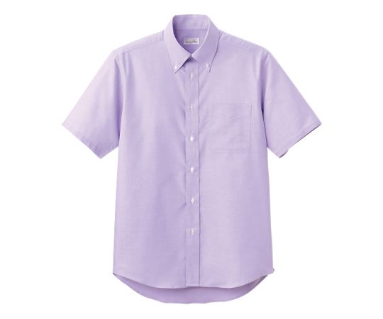 FACE オックスフォード半袖シャツ パープル 3L FB4511U-19 3L 1枚（ご注文単位1枚）【直送品】