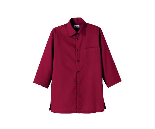 FACE 吸汗速乾ハニカムモダンシャツ ワイン SS FB4512U-3 SS 1枚（ご注文単位1枚）【直送品】