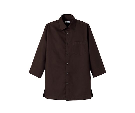 FACE 吸汗速乾ハニカムモダンシャツ ブラウン 3L FB4512U-5 3L 1枚（ご注文単位1枚）【直送品】